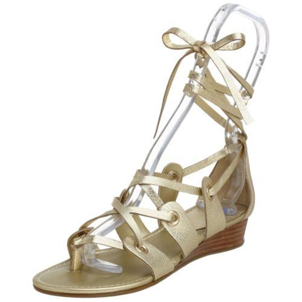 NINE WEST Women's Sorcerer Gladiator Sandal,Lt Gold,10 M US